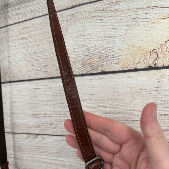 Jack‎ Georges Brown Leather Purse 6 Zippered Pockets - Picture 15 of 16